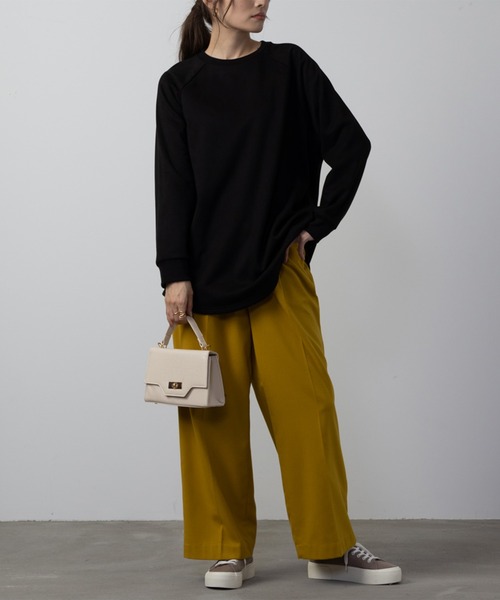 NAVY（ネイビー）の「NAVY 温℃ ラウンドチュニック プルオーバー（その他トップス・レディース・オフホワイト/ブラウン/グレー/ブラック/ピンク系・フリー）」の14枚目の写真