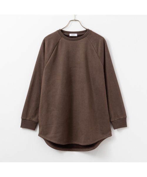 NAVY（ネイビー）の「NAVY 温℃ ラウンドチュニック プルオーバー（その他トップス・レディース・オフホワイト/ブラウン/グレー/ブラック/ピンク系・フリー）」の8枚目の写真