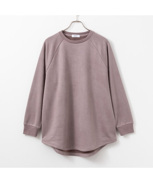 NAVY（ネイビー）の「NAVY 温℃ ラウンドチュニック プルオーバー（その他トップス・レディース・オフホワイト/ブラウン/グレー/ブラック/ピンク系・フリー）」の7枚目の写真