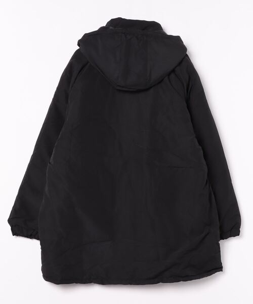 almo（アルモ）の「フード付き中綿ロングコート(NEZ)（ダウンジャケット/コート・レディース・ブラック/グリーン・FREE）」の14枚目の写真