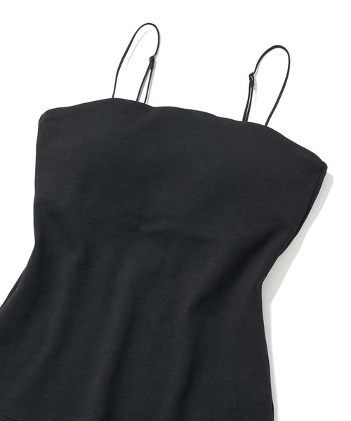 ADAM ET ROPE'（アダムエロペ）の「オーガニックベアキャミソール（キャミソール・レディース・ブラック/ホワイト・FREE）」の7枚目の写真