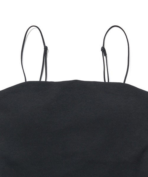 ADAM ET ROPE'（アダムエロペ）の「オーガニックベアキャミソール（キャミソール・レディース・ブラック/ホワイト・FREE）」の10枚目の写真