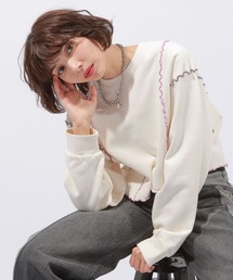 PAGEBOY | カラフルメローショートスウェット(スウェット)