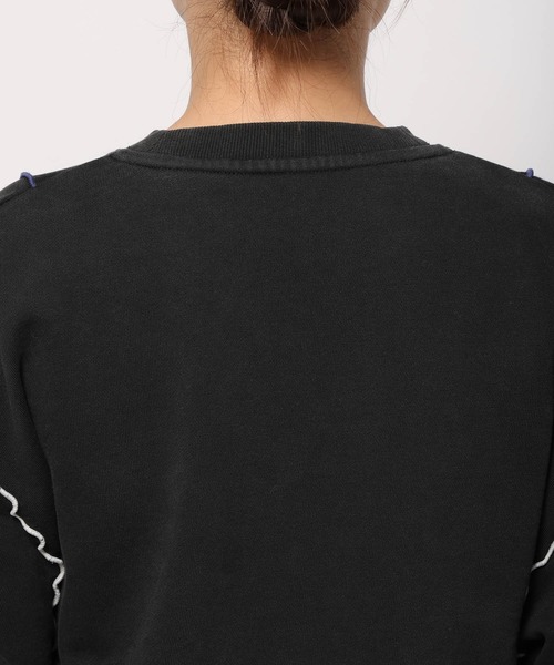 PAGEBOY(ページボーイ)の「カラフルメローショートスウェット(スウェット・レディース・ブラック/オフホワイト・FREE)」の18枚目の写真