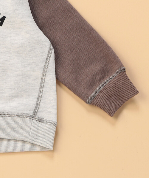 COMME CA ISM（コムサイズム）の「ベーシックロゴ トレーナー(ベビーサイズ)（その他ベビー用品・キッズ・ブラック/オートミール/ラベンダー/ミント・90-100cm/80-90cm）」の8枚目の写真