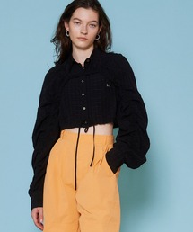 MAISON SPECIAL | Multiway Gun Club Check Short Length Shirt/マルチウェイガンクラブチェックショートシャツ【MAISON SPECIAL/メゾンスペシャル】(シャツ/ブラウス)