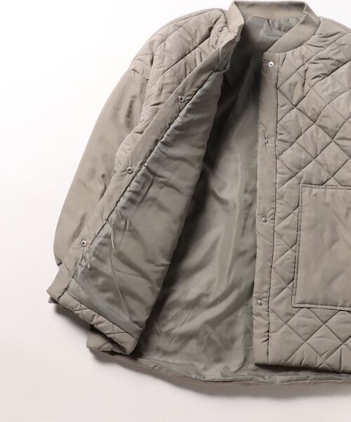 NERGY（ナージー）の「中綿ダイヤキルトコート（ダウンジャケット/コート・レディース・ブラック/グリーン/ホワイト・M）」の12枚目の写真