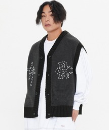 ROMANTIC CROWN | A'GEM/9 × .kom『ROMANTIC CROWN/ロマンティッククラウン』LOW GAUGE KNIT VEST/ローゲージニットベスト(ベスト)