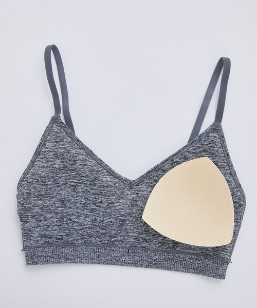 Spiritual Gangster（スピリチュアルギャングスター）の「【SPIRITUAL GANGSTER】DESTINY シームレスブラトップ（ブラジャー・レディース・ホワイト/ブラック/グレー・S）」の19枚目の写真