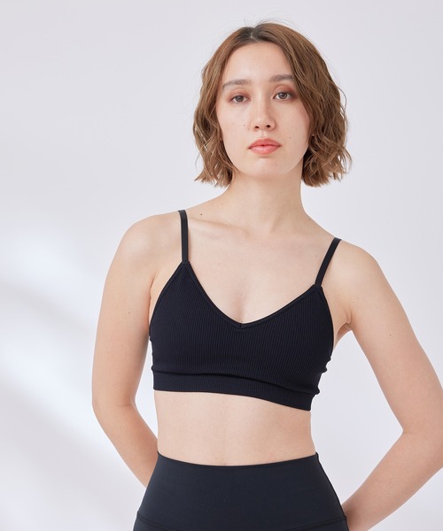 Spiritual Gangster（スピリチュアルギャングスター）の「【SPIRITUAL GANGSTER】DESTINY シームレスブラトップ（ブラジャー・レディース・ホワイト/ブラック/グレー・S）」の8枚目の写真