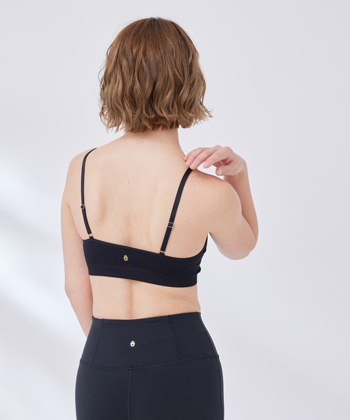 Spiritual Gangster（スピリチュアルギャングスター）の「【SPIRITUAL GANGSTER】DESTINY シームレスブラトップ（ブラジャー・レディース・ホワイト/ブラック/グレー・S）」の7枚目の写真