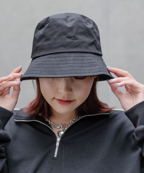 PAGEBOY（ページボーイ）の「BUCKET HAT（ハット・レディース・ブラック/オフホワイト・FREE）」の6枚目の写真