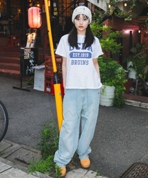 WudgeBoy | over dye double knee denim(デニムパンツ)