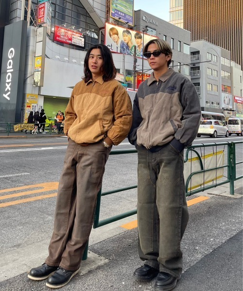 WudgeBoy（ワッジボーイ）の「over dye double knee denim（デニムパンツ・レディース・インディゴブルー/ブラック/ブラウン/ライトブルー/カーキ・LARGE/MEDIUM/SMALL）」の18枚目の写真