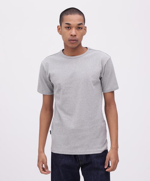 AVIREX（アヴィレックス）の「《DAILY/WEB限定》RIB SAME COLOR CREW NECK T-SHIRT / 同色プリント リブ 半袖 クルーネック Tシャツ デイリーウェア / AVIREX / アヴィレックス（Tシャツ/カットソー・メンズ・グレー/ブラック/ホワイト・L/S/XL/M）」の20枚目の写真