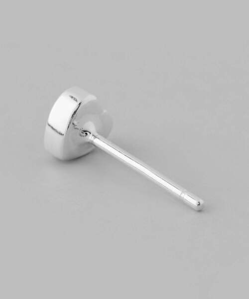 ANEMONE（アネモネ）の「フレームハートピアス[silver925]（ピアス（両耳用）・レディース・ホワイト/ブラック・FREE）」の4枚目の写真