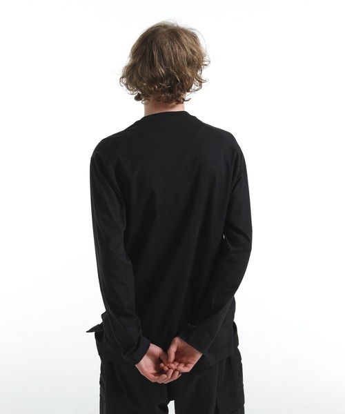 Y-3（ワイスリー）の「LS TEE（Tシャツ/カットソー・メンズ・ブラック・MEDIUM/X-LARGE/SMALL/LARGE/XX-SMALL/X-SMALL）」の4枚目の写真