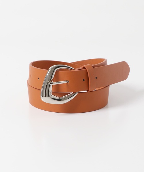 KBF（ケイビーエフ）の「ニュアンスバックルベルト（ベルト・レディース・ブラック/キャメル・ONE）」の6枚目の写真