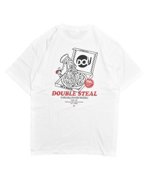 DOUBLE STEAL（ダブルスティール）の「ピザ Tシャツ（Tシャツ/カットソー）」