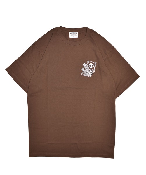 DOUBLE STEAL（ダブルスティール）の「ピザ Tシャツ（Tシャツ/カットソー・メンズ・ブラック/ホワイト/イエロー/ダークブラウン・XX-LARGE/X-LARGE/LARGE/MEDIUM）」の17枚目の写真