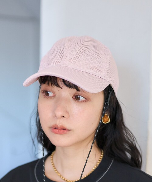 FREAK'S STORE(フリークスストア)の「メッシュキャップ(キャップ・レディース・ピンク/ホワイト/ブラック・ONE SIZE)」の3枚目の写真