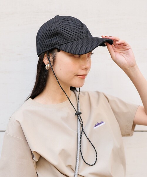 FREAK'S STORE(フリークスストア)の「メッシュキャップ(キャップ・レディース・ピンク/ホワイト/ブラック・ONE SIZE)」の2枚目の写真