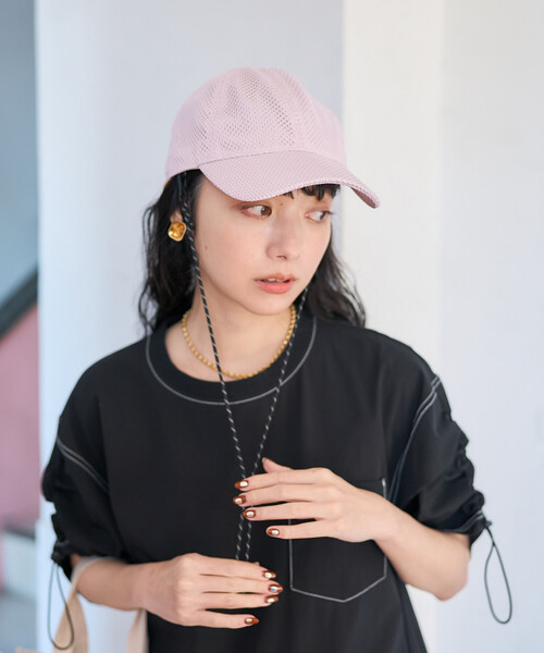 FREAK'S STORE(フリークスストア)の「メッシュキャップ(キャップ・レディース・ピンク/ホワイト/ブラック・ONE SIZE)」の7枚目の写真