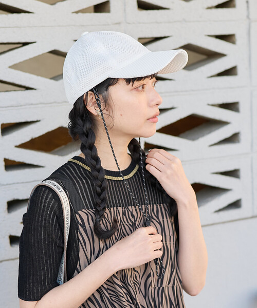 FREAK'S STORE(フリークスストア)の「メッシュキャップ(キャップ・レディース・ピンク/ホワイト/ブラック・ONE SIZE)」の11枚目の写真
