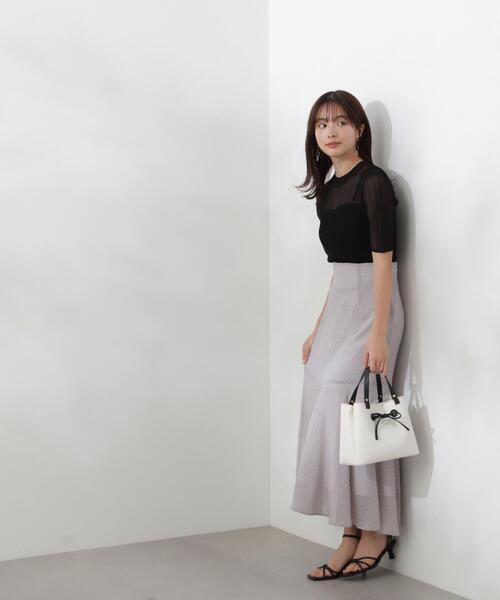 プロポーションボディドレッシング シアードットスカート シアードットジャガードスカート | PROPORTION BODY DRESSING