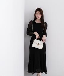 PROPORTION BODY DRESSING | シアードットチェーンサススカート / 1214120304(スカート)