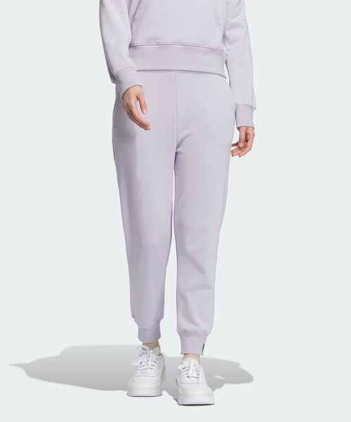 adidas(アディダス)の「エッセンシャルズ プラス スモールロゴ フレンチテリー テーパードパンツ / アディダス adidas(スウェットパンツ・レディース・ブラック/ベージュ/パープル/グリーン・MEDIUM/SMALL/X-LARGE/X-SMALL/XX-LARGE/LARGE)」の13枚目の写真