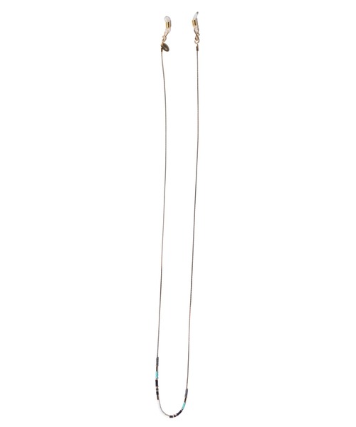 glamb（グラム）の「Beads  Eyewear Chain / ビーズアイウェアチェーン（ネックレス・メンズ・ゴールド/シルバー・FREE）」の2枚目の写真