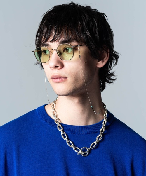 glamb（グラム）の「Beads  Eyewear Chain / ビーズアイウェアチェーン（ネックレス・メンズ・ゴールド/シルバー・FREE）」の3枚目の写真