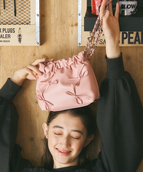 セール】リボン付ミニショルダーBAG（トートバッグ）｜Birthday room  