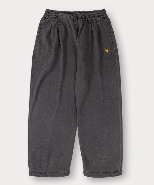 （What it isNt）ART BY MARKGONZALES（ワットイットイズント）の「【(What it isNt) ART BY MARK GONZALES/ワットイットイズント マークゴンザレス】ピスネーム付デニムスケーターパンツ/バギーパンツ/ウエストシャーリング（デニムパンツ・メンズ・ダークインディゴブルー/ブラック/ケミカルウォッシュ/ブラック系その他/ライトインディゴブルー・L/XL/M）」の6枚目の写真