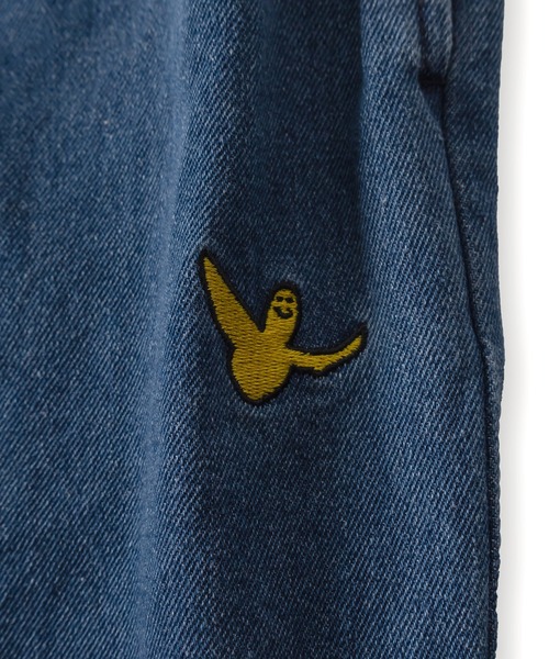 （What it isNt）ART BY MARKGONZALES（ワットイットイズント）の「【(What it isNt) ART BY MARK GONZALES/ワットイットイズント マークゴンザレス】ピスネーム付デニムスケーターパンツ/バギーパンツ/ウエストシャーリング（デニムパンツ・メンズ・ダークインディゴブルー/ブラック/ケミカルウォッシュ/ブラック系その他/ライトインディゴブルー・L/XL/M）」の20枚目の写真