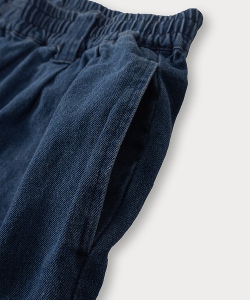 （What it isNt）ART BY MARKGONZALES（ワットイットイズント）の「【(What it isNt) ART BY MARK GONZALES/ワットイットイズント マークゴンザレス】ピスネーム付デニムスケーターパンツ/バギーパンツ/ウエストシャーリング（デニムパンツ・メンズ・ダークインディゴブルー/ブラック/ケミカルウォッシュ/ブラック系その他/ライトインディゴブルー・L/XL/M）」の9枚目の写真