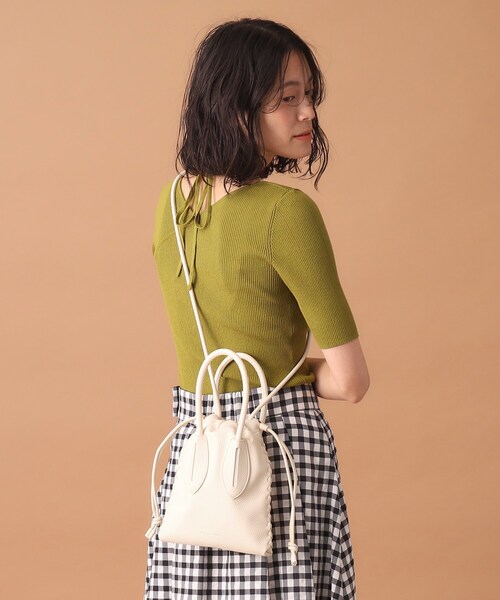 ADD CULUMN（アドカラム）の「◆ADD CULUMN（アドカラム）TURN S ショルダーバッグ（ショルダーバッグ・レディース・ブラック/オフホワイト・00）」の15枚目の写真