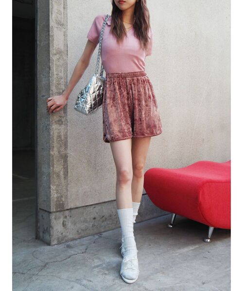 EVRIS（エヴリス）の「キルティングボリュームBAG（ショルダーバッグ・レディース・シルバー/ブラック/ピンク・FREE）」の13枚目の写真