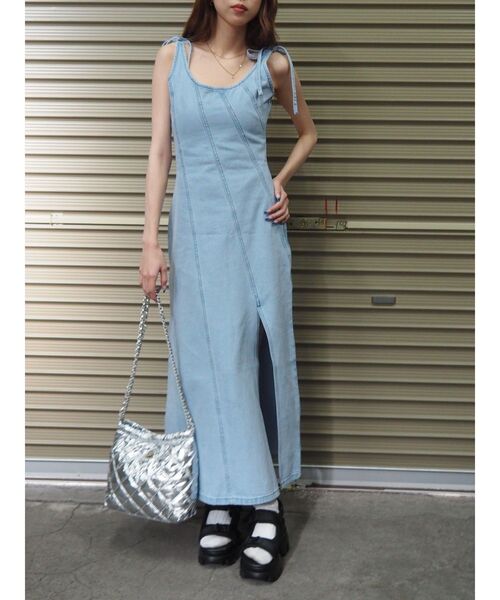 EVRIS（エヴリス）の「キルティングボリュームBAG（ショルダーバッグ・レディース・シルバー/ブラック/ピンク・FREE）」の15枚目の写真