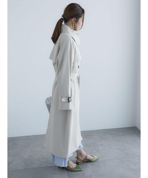Te chichi（テチチ）の「トレンチコート（トレンチコート・レディース・ベージュ/オフホワイト・F）」の7枚目の写真
