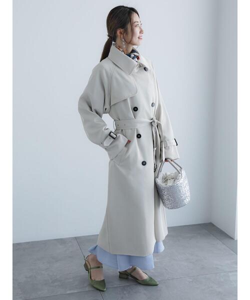 Te chichi（テチチ）の「トレンチコート（トレンチコート・レディース・ベージュ/オフホワイト・F）」の8枚目の写真