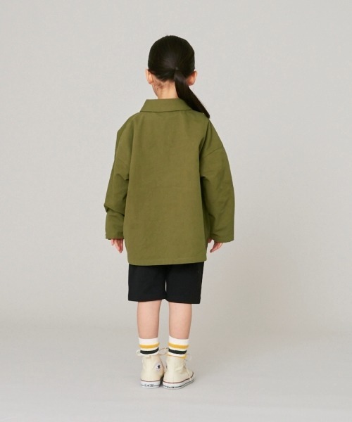 and D. petit main(アンドディープティマイン)の「カットハーフパンツ(スウェットパンツ・キッズ・ベージュ/ブラック/トップグレー・130cm/120cm/110cm/100cm/90cm)」の14枚目の写真