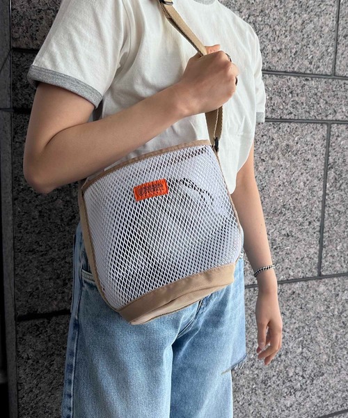 【セール】UNIVERSAL OVERALL / UO ポーチインメッシュショルダーS / UVO-184（ショルダーバッグ）｜UNIVERSAL OVERALL（ユニバーサルオーバーオール）