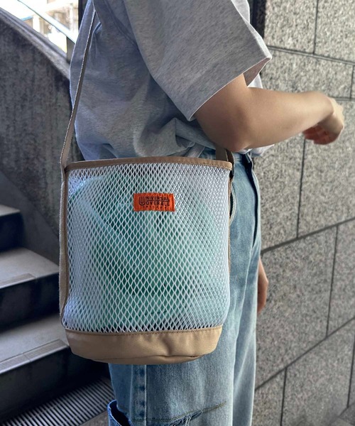 【セール】UNIVERSAL OVERALL / UO ポーチインメッシュショルダーS / UVO-184（ショルダーバッグ）｜UNIVERSAL OVERALL（ユニバーサルオーバーオール）