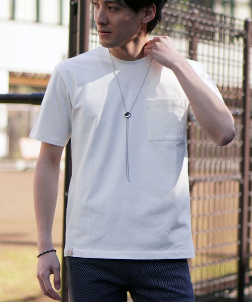 HIDEAWAYS NICOLE（ハイダウェイニコル）の「バックプリント半袖Ｔシャツ（Tシャツ/カットソー・メンズ・ブラック/スモークピンク/オフホワイト/モカ/シルバーグレー・MEDIUM/LARGE/X-LARGE）」の22枚目の写真