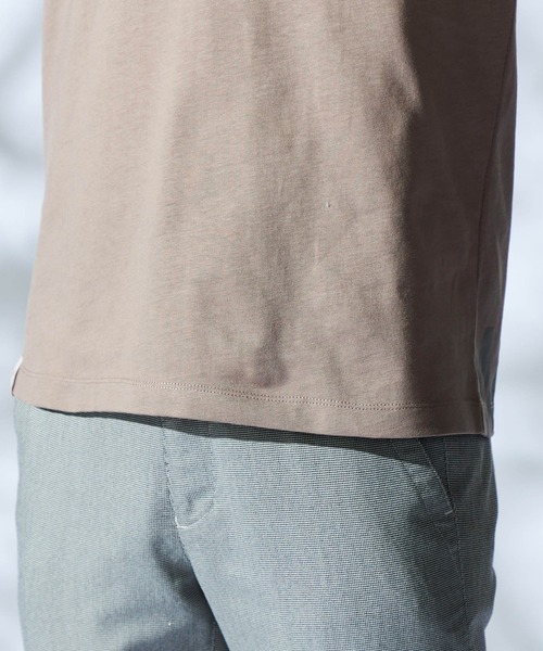 HIDEAWAYS NICOLE（ハイダウェイニコル）の「バックプリント半袖Ｔシャツ（Tシャツ/カットソー・メンズ・ブラック/スモークピンク/オフホワイト/モカ/シルバーグレー・MEDIUM/LARGE/X-LARGE）」の14枚目の写真