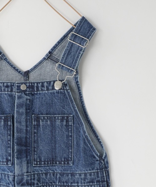 LOWRYS FARM（ローリーズファーム）の「デニムオーバオール２　 114255（サロペット/オーバーオール・キッズ・ブルー・110cm/120cm/130cm/140cm/150cm）」の9枚目の写真