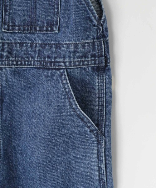 LOWRYS FARM（ローリーズファーム）の「デニムオーバオール２　 114255（サロペット/オーバーオール・キッズ・ブルー・110cm/120cm/130cm/140cm/150cm）」の6枚目の写真