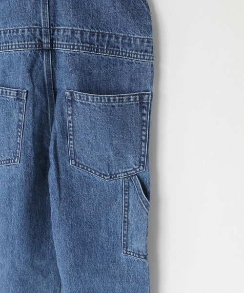 LOWRYS FARM（ローリーズファーム）の「デニムオーバオール２　 114255（サロペット/オーバーオール・キッズ・ブルー・110cm/120cm/130cm/140cm/150cm）」の5枚目の写真